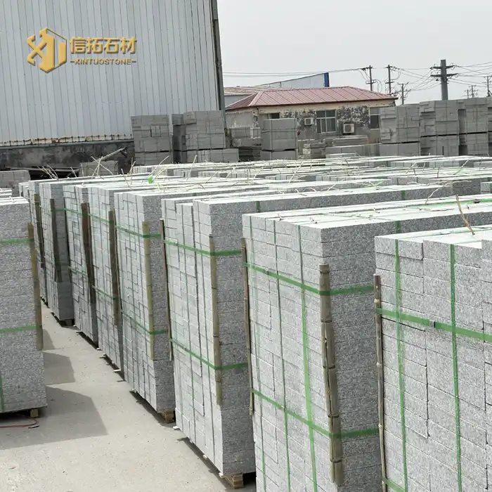 silver grey granite slabs